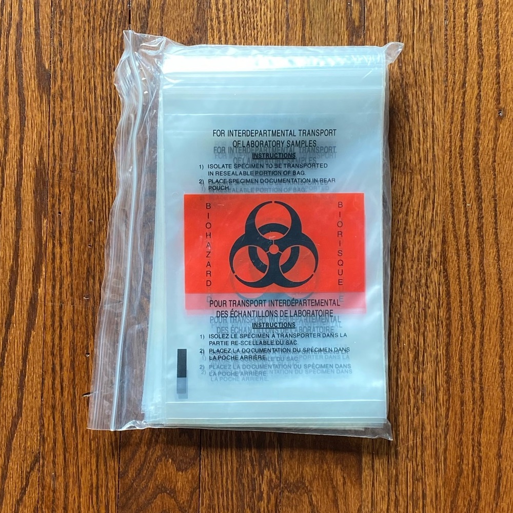 Biohazard Bags for favors/goodie bags or dessert table.